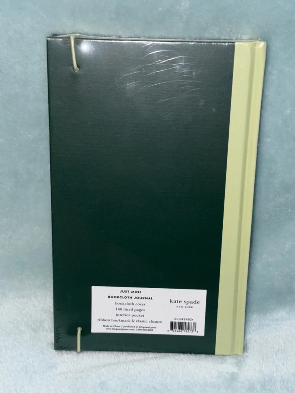 kate spade Green Hardcover Journal with Green Accent